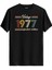 Klasik Vintage Tişört 1977 Tarihli Doğum Günü Hediyesi Bisiklet Yaka Vintage Tshirt 1