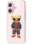 Iphone 16 Plus Uyumlu Desenli Şeffaf Silikon Kılıf MNL20 1