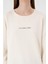 Kadın Krem Sweatshirt 50313562-VR071 6