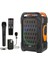 Shile Sl-10 120 Watt Taşınabilir Seyyar Amfi Hoparlör Kablosuz 1 El + 1 Yaka Mikrofonlu Kumandalı Usb+Sd+Bt 1