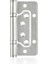 Paslanmaz Menteşe Yönsüz Oval 1.7mm 1