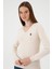 Kadın Krem Melanj Kazak /triko 50313590-VR159 2