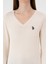 Kadın Krem Melanj Kazak /triko 50313590-VR159 6