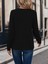 Kadın Uzun Kollu Bisiklet Yaka Şardonlu Kaşkorse Bluz 2