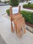 Ahşap Balkon Bahçe Mutfak Katlanır Masa Sandalye Takımı 3 Lü Bistro Set Dış Cephe Koruma Vernikli 4