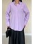 Lila Poplin Gömlek 3