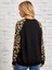 Kadın Uzun Kollu Bisiklet Yaka Reglan Kol Viskon Bluz 2