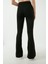Kadın Siyah Yüksek Bel Ispanyol Paça Tayt 20KTY574K103 5