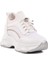 Beyaz Yüksek Taban Kadın Sneaker 6064 Z 1