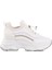 Beyaz Yüksek Taban Kadın Sneaker 6064 Z 3