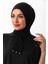 Çıtçıt Detaylı Pratik Çıt Çıt Şal - Siyah | Kaymaz, Terletmez, Kolay Şekil Alan Şal 4