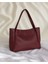 Toronto Çift Saplı Shopper Çanta - Bordo 2