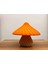 Mantar Şekilli Gece Lambası – Turuncu & Krem | Dekoratif LED Masa Lambası 3