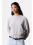 Ck LV047C911G French Terry Woven Label Crew Sw Kadın Sweatshirt 2