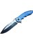 T60B Kamp Çakı 20 cm - Mavi Sap, Otomatik, Kemerlikli 1