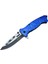 M30B Tırtıklı Kamp Çakı 21 cm - Plastik Sap, Otomatik, Kemerlikli 1