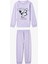 Lila Kız Çocuk Kuromi Uzun Kollu Pijama Takımı 1