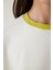 Açık Bej Çiçek Desenli Yakalı Oversize Çan Sweatshirt - Inspired By Flora 9