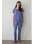 Indigo Hailee Bisiklet Yaka Kısa Kollu Pijama Takımı 1