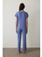 Indigo Hailee Bisiklet Yaka Kısa Kollu Pijama Takımı 4