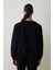Siyah Balıkçı Yaka Modal Uzun Kollu Üst 1