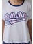 Optik Beyaz Hello Kitty Çizgili Kısa Kollu Bisiklet Yaka Pijama Takımı 3