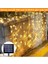 8 Modlu Güneş Enerjili 100 LED 12 Metre Sarı Renk Bahçe Aydınlatması LED Işık 1