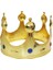 Plastik Kral Tacı Altın Renk Çocuk Boy 2