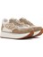 Kadın Bej Louise Kalın Tabanlı Bağcıklı Deri Sneaker G03G100026 3