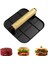 Ahşap Saplı Et Pres 6 Inç Kare Burger Pres Alüminyum Hamburger Smaster Izgara ve Izgara Pişirme Için Araç Kullanımı (Yurt Dışından) 2