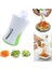 1 adet spiral huni sebze grater abs paslanmaz çelik havuç salatalık dilimleyici kıyıcı sebze spiral bıçak kesici (Yurt Dışından) 6