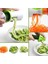 1 adet spiral huni sebze grater abs paslanmaz çelik havuç salatalık dilimleyici kıyıcı sebze spiral bıçak kesici (Yurt Dışından) 7