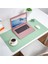 Ekstra Büyük Mouse Pad Düz Renk Kilit Kenarlı Deri Masa Matı Su Geçirmez ve Kir Tutmayan Bilgisayar Masa Matı (Yurt Dışından) 1