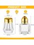 Mini Tuz ve Biber Shakers Temiz Baharatlar Shakers Tiny Spice Shakers Şeffaf Baharatlar Altın (Yurt Dışından) 2