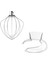 Kitchenaid Için Dökme Kalkanı 4.5-5qt Mikser Kasesi ve 6 Tel Çırpma Kitchenaid Stand Mikser Ekleri (Yurt Dışından) 3
