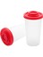 2 Büyük Tuz ve Biber Shaker Nem Kanıtı, Kırmızı Kapaklı Tuz Çalkalayıcı Plastik Hava Etki Baharat Kavanoz Dispenser (Yurt Dışından) 3