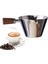 90ML Paslanmaz Çelik Ölçüm Fincan Espresso Bardaklar Küçük Kahve Sütü Sürahi Sürahi Espresso Atış Fincanı Mutfak Beyaz (Yurt Dışından) 1