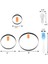 3 Paket Izgara Kızartma Yumurtası Için Yumurta Halkaları, 3,5 Inç Yumurta Halkası 6 Inçlik Gözleme Kalıbı 8 Inç Omlet Halka Yapışmaz (Yurt Dışından) 2