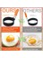 3 Paket Izgara Kızartma Yumurtası Için Yumurta Halkaları, 3,5 Inç Yumurta Halkası 6 Inçlik Gözleme Kalıbı 8 Inç Omlet Halka Yapışmaz (Yurt Dışından) 4