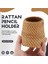 Rattan Yemek Çubukları Tüp Kürek Kaşık Kova Akşam Yemeği Bıçakları Çatallar Sofra Takımı Saklama Kutusu Ev Depolama Sepetleri Organizatör C (Yurt Dışından) 4