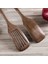 Ahşap Spatula ve Yemek Yemekleri Için Yuvalı Spatula, Siyah Ceviz Uzun Tutuklu Ahşap ve Yapışmaz Tencere Için Yuvalı Turner (Yurt Dışından) 5