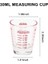 6pcs Ölçüm Kupası Espresso Atış Cam Sıvı Ağır Cam Şarap Camı 26 Incremantal Ölçüm 1oz, 6 Çay Kaşığı, 2 Tbs, 30ML (Yurt Dışından) 1