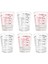 6pcs Ölçüm Kupası Espresso Atış Cam Sıvı Ağır Cam Şarap Camı 26 Incremantal Ölçüm 1oz, 6 Çay Kaşığı, 2 Tbs, 30ML (Yurt Dışından) 4