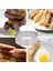 4 Pcs Yumurta Kızartma Halkaları Paslanmaz Çelik Omlet Model Krep Halkaları Mükemmel Daire Yuvarlak Yuvarlak Kızarmış Palık Kalıplı Sap Sap (Yurt Dışından) 3