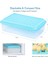 Kapak ve Depolama Kutusu ile Buz Küpü Tepsisi, Dökülme Dirençli Kapaklı, Konteyner, Kepçe Mavisi Olan Kolay Serbest Bırakma 55 Buz Tepsisi (Yurt Dışından) 2