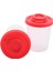 2 Orta Tuz ve Biber Shaker Nem Kanıtı, Kırmızı Kapaklı Tuzlu Tuluşma Kapaklar Plastik Hava Geçirmez Baharat Kavanoz Dispenser (Yurt Dışından) 1