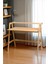 Bambu Masif Çalışma Masası 1 Raflı Kitaplıklı Ofis Bilgisayar Masası DB-0030 2