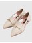 Hanna Hakiki Deri Bej Kadın Loafer 2