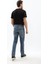 Erkek Koyu Mavi Regular Fit Jean Pantolon 6