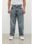 Erkek Skater Fit Jean Pantolon Buz Mavisi 7
